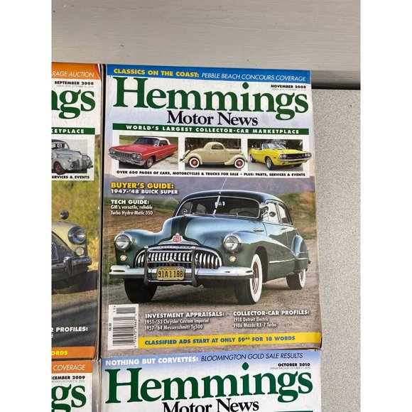Hemmings Motor News Magazine  Lot Of 6 - 2007,08,09,10  All in pre enjoyed condi - Picture 4 of 9